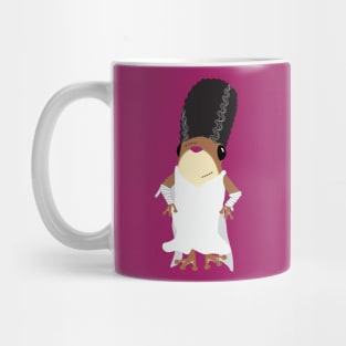 Bride of Frankenstein frog - frog in a Halloween costume Mug